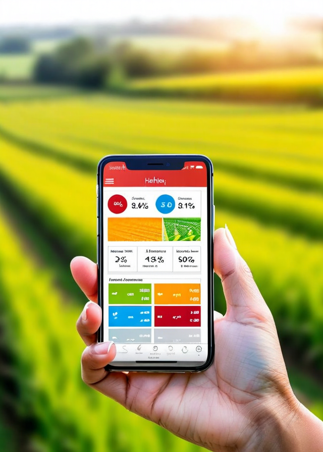 Sioma mobile app showing field dashboard